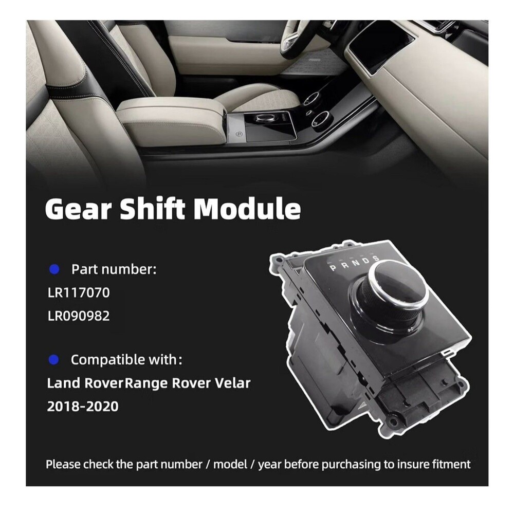 LR117070 Gear Shift Module Range Rover Velar Evoque Automatic Transmission - Picture 6 of 9